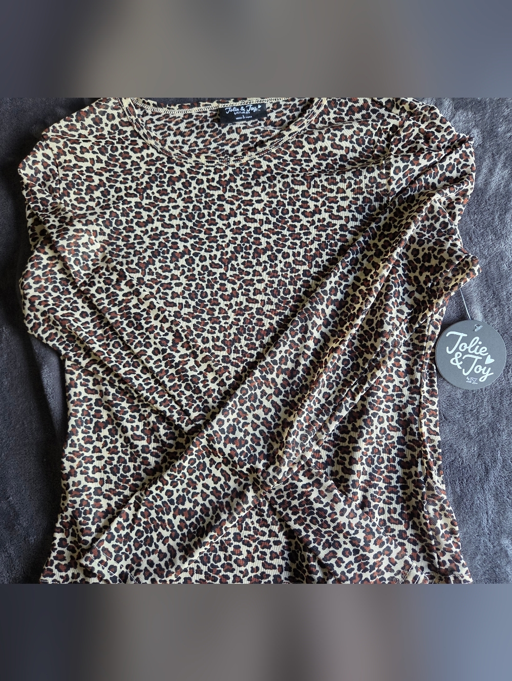 Jolie & Joy Leopard Top